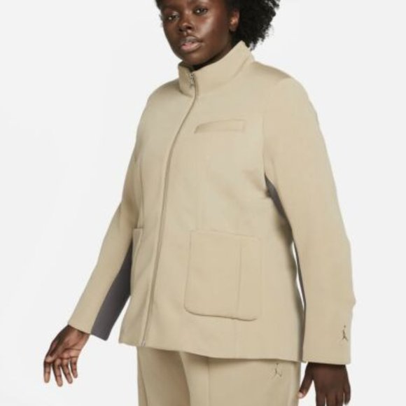 Jordan Womens Black Classics Capsule Suit Jacket Size 1X DM6971-247